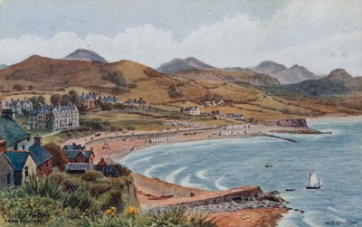 Bahía de Criccieth desde el castillo de Alfred Robert Quinton